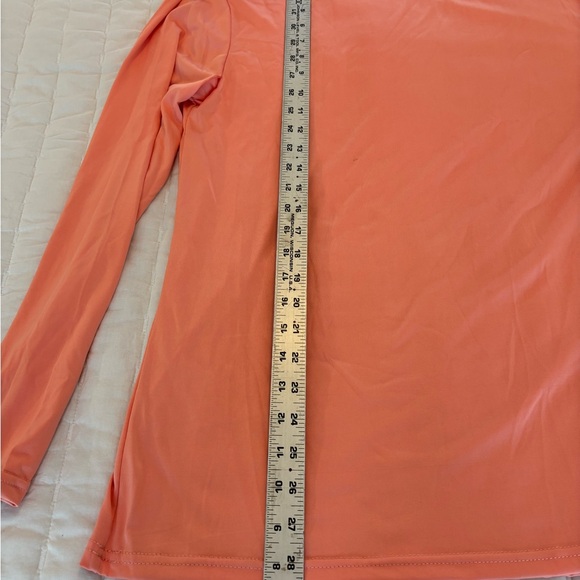 Women's 2XL bright Orange Long Sleeve Top- very soft and breathable - Picture 3 of 8